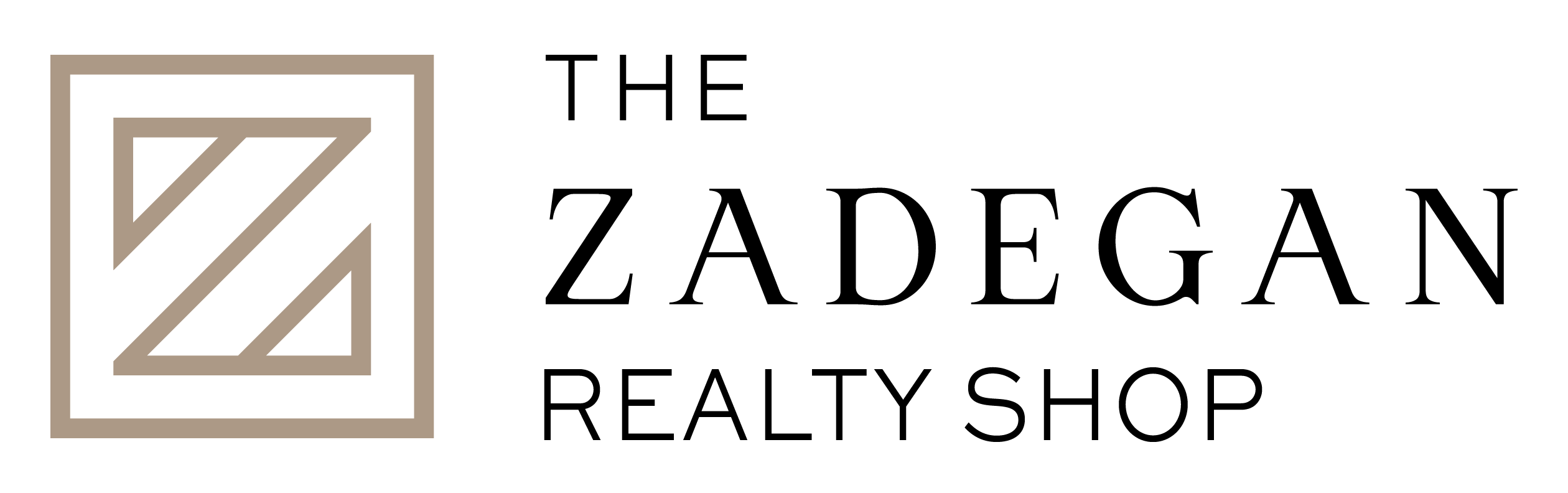 The Zadegan Realty Shop logo